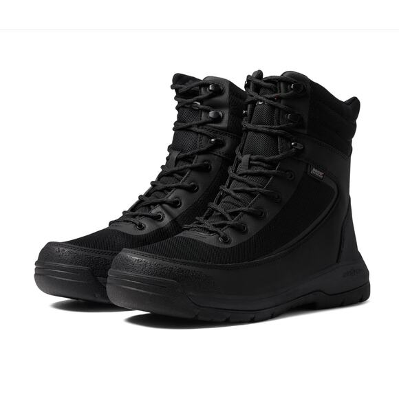 Bogs Other - BOGS Men's Shale 8" Glacial Grip Work Boots Size 15 Black Lace Up Waterproof NIB